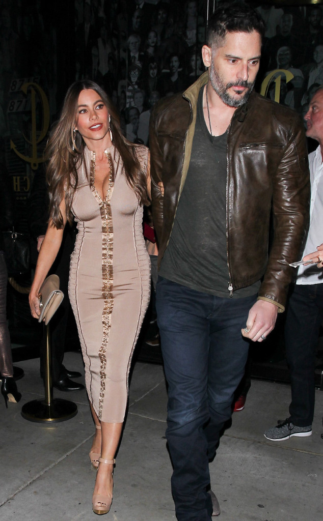 sofia vergara  joe manganiello step   romantic date night